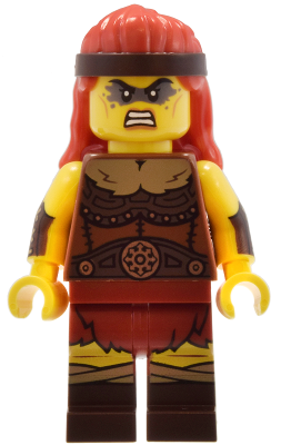 Minifig col434 - Fierce Barbarian, Series 25 (Minifigure Only without Stand and Accessories) - De BrickPlaats