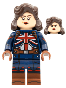Minifig colmar10 - Captain Carter, Marvel Studios, Series 1 (Minifigure Only without Stand and Accessories) - De BrickPlaats