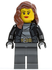 Minifig cty0451 - Police - City Bandit Female - De BrickPlaats
