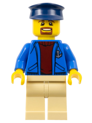 Minifig cty0597 - Deep Sea Captain - De BrickPlaats