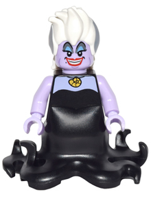 Minifig dis017 - Ursula, Disney, Series 1 (Minifigure Only without Stand and Accessories) - De BrickPlaats