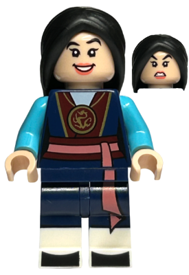 Minifig dis100 - Mulan, Disney 100 (Minifigure Only without Stand and Accessories) - De BrickPlaats
