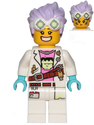 Minifig hs002 - J.B. Watt - Large Smile / Annoyed - De BrickPlaats