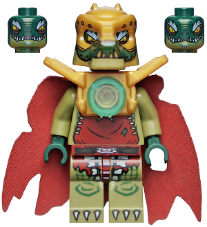 Minifig loc023 - Crominus - Tattered Cape - De BrickPlaats