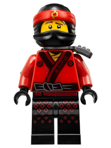 Minifig njo0316 - Kai - The LEGO Ninjago Movie, Pearl Dark Gray Katana Holder - De BrickPlaats