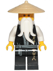 Minifig njo0495 - Wu Sensei - Legacy, Black Robe - De BrickPlaats