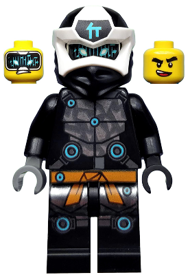 Minifig njo0579 - Cole - Digi Cole - De BrickPlaats