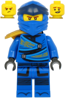 Minifig njo0615 - Jay - Legacy, Pearl Gold Shoulder Pad - De BrickPlaats