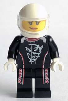 Minifig sc076 - 2018 Dodge Challenger SRT Demon Driver - De BrickPlaats