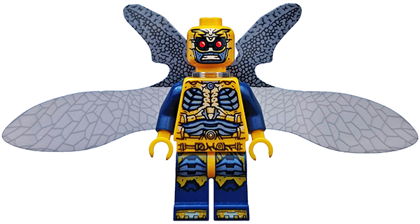 Minifig sh0431 - Parademon - Bright Light Orange, Extended Wings - De BrickPlaats