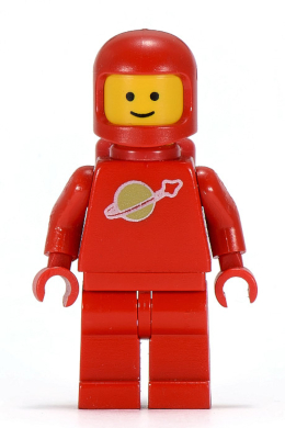 Minifig sp005 - Classic Space - Red with Air Tanks - De BrickPlaats