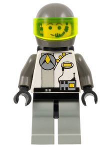 Minifig sp008 - Exploriens - Dark Gray Helmet and Radio Torso - De BrickPlaats