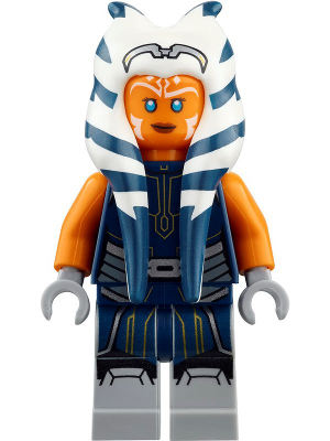 Minifig sw1096 - Ahsoka Tano (Adult) - Dark Blue Jumpsuit - De BrickPlaats