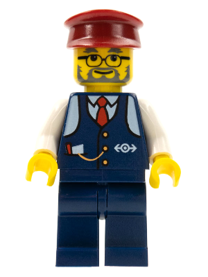 Minifig trn075 - Conductor Charlie - De BrickPlaats