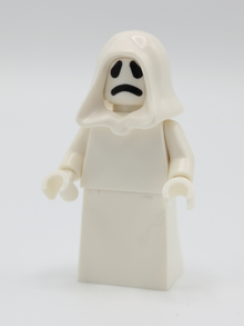 Minifig twn392 - Ghost with White Hood and White Lower Body Skirt - De BrickPlaats