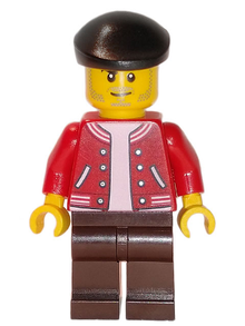 Minifig twn402 - Newsstand Operator - De BrickPlaats