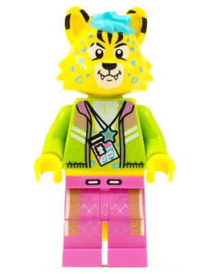 Minifig vid007 - DJ Cheetah, Vidiyo Bandmates, Series 1 (Minifigure Only without Stand and Accessories) - De BrickPlaats