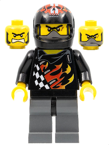 Minifig wr009 - Backyard Blaster 1 (Bart Blaster) - Standard Helmet, No Visor - De BrickPlaats