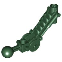 Part x240 - Bionicle Ball Joint 5 x 7 Arm with Dual Axle Hole at 90 degrees - De BrickPlaats